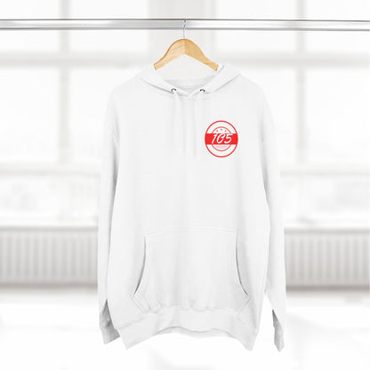 Adult 105 Christian Red and White Letters Hoodie