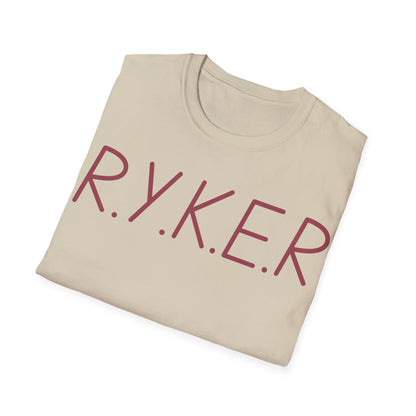 RYKER Christian Marron Letters