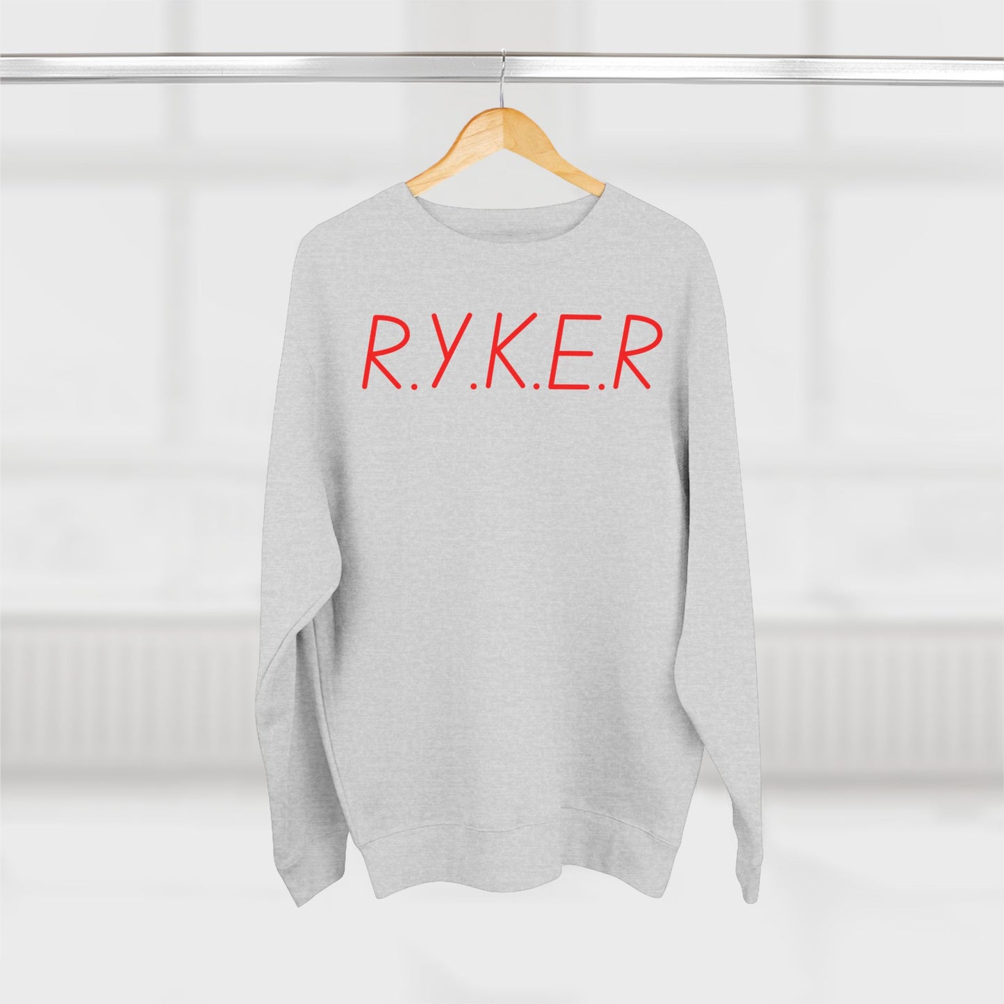 RYKER Christian Red Letters Crewneck