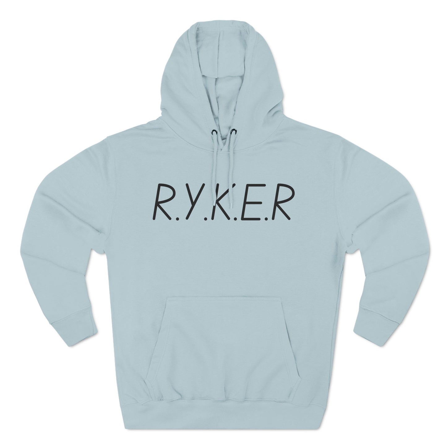 RYKER Christian Black Letters Hoodie