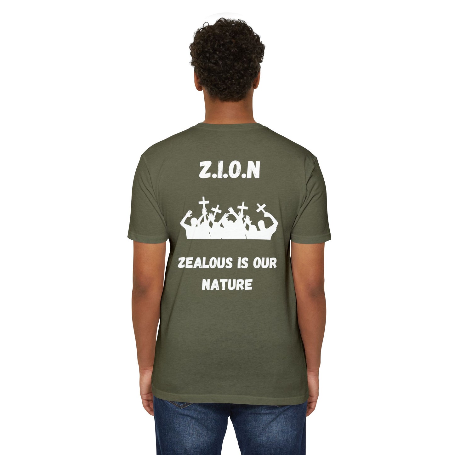 Adult Zion White Words & Image