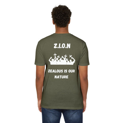 Adult Zion White Words & Image