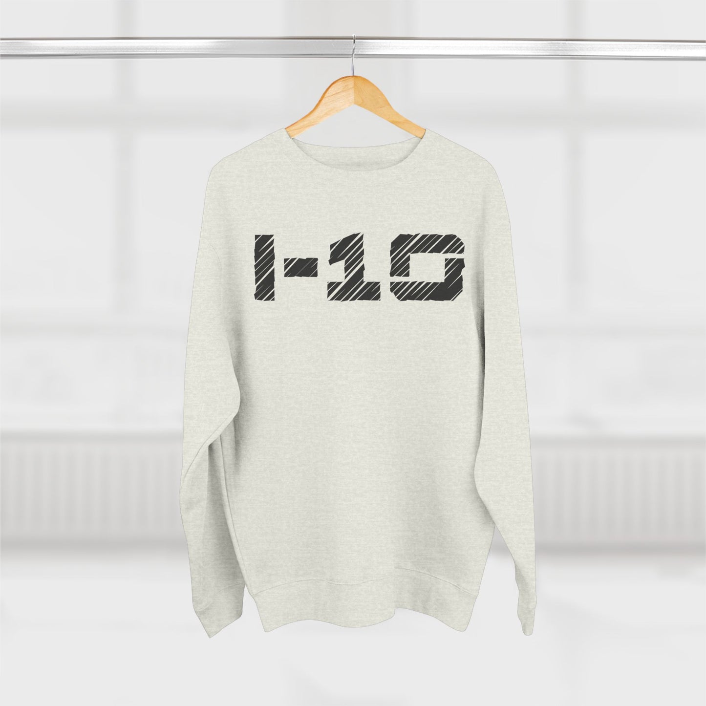 I-10 Christian Black Words Crewneck