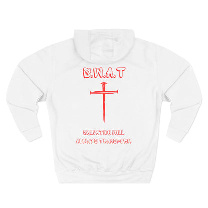 Swat Christian Red Words Hoodie