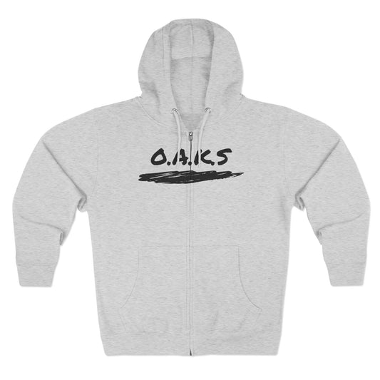 Adult Oaks Christian Black Zipper Hoodie