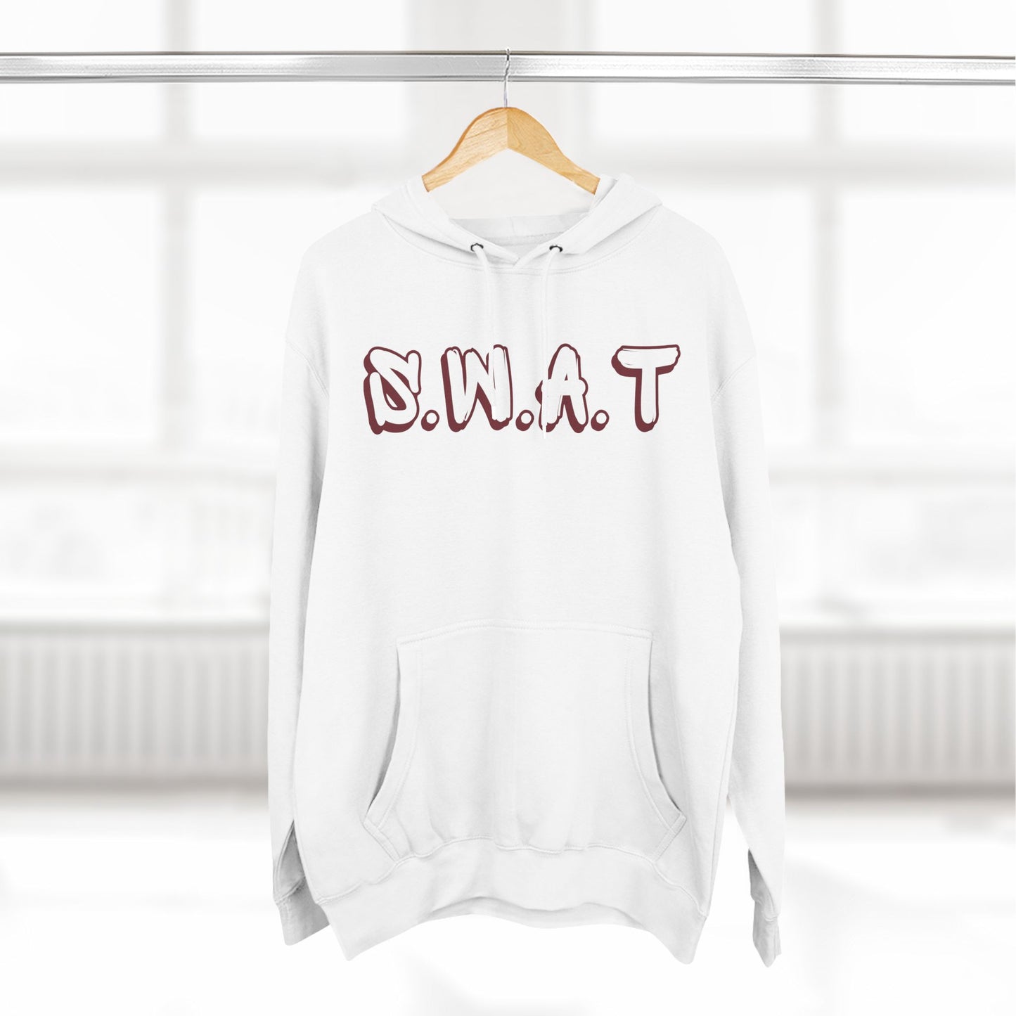 Swat Christian Marron Words Hoodie