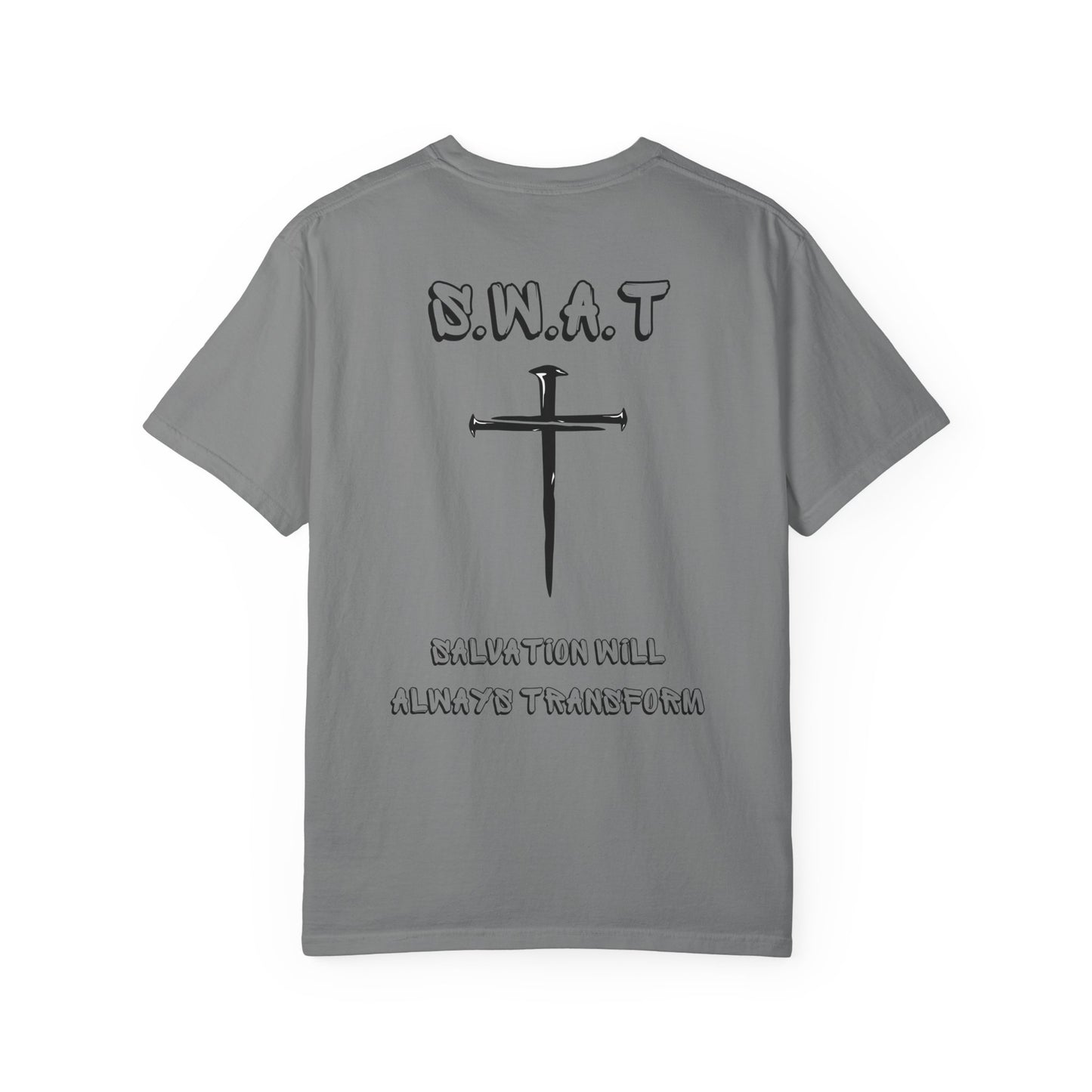 Adult Swat Christian Black Words Heavyweight