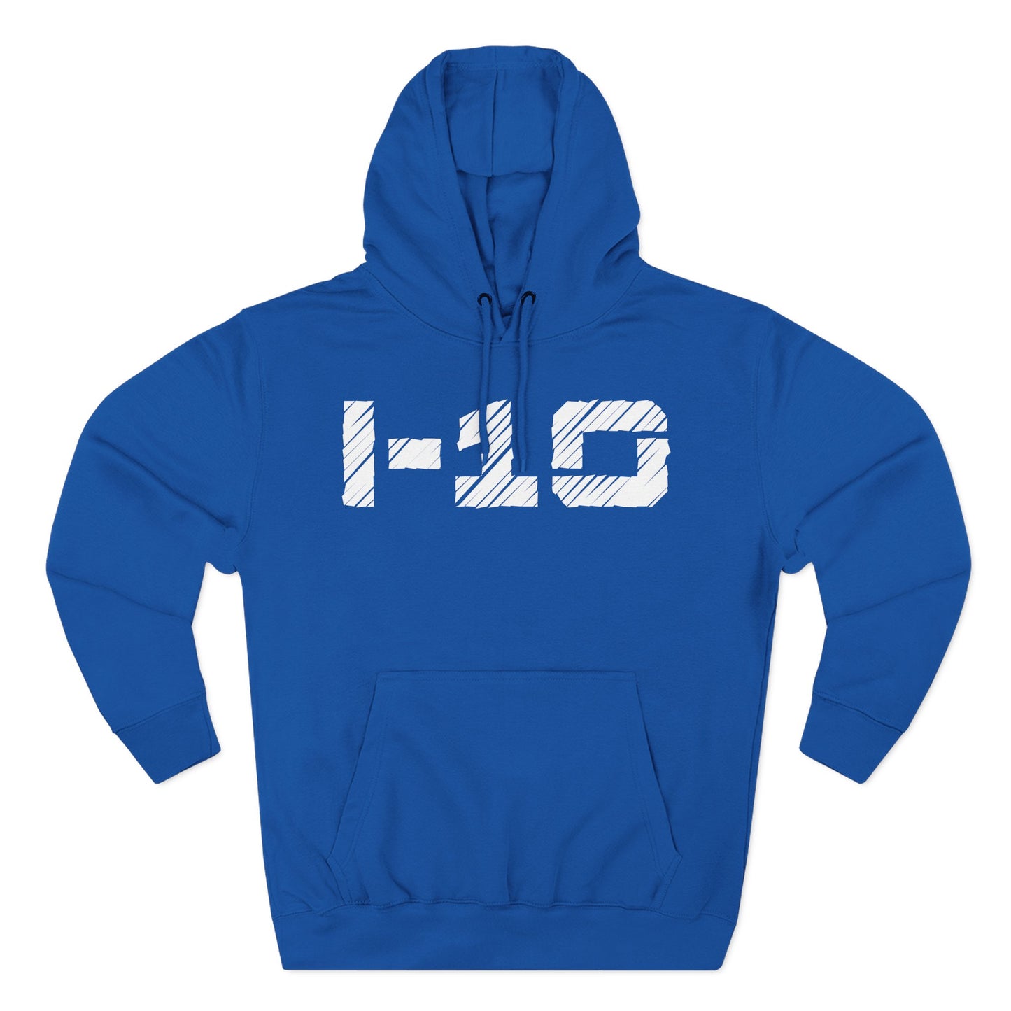 Adult I-10 Christian White Words Pullover Hoodie