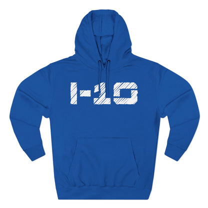 Adult I-10 Christian White Words Pullover Hoodie