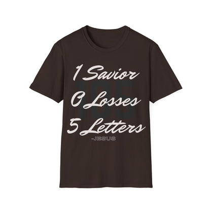 Adult 105 Christian White and Black Letters