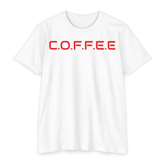 Adult Coffee Christian Red Words Only Blended