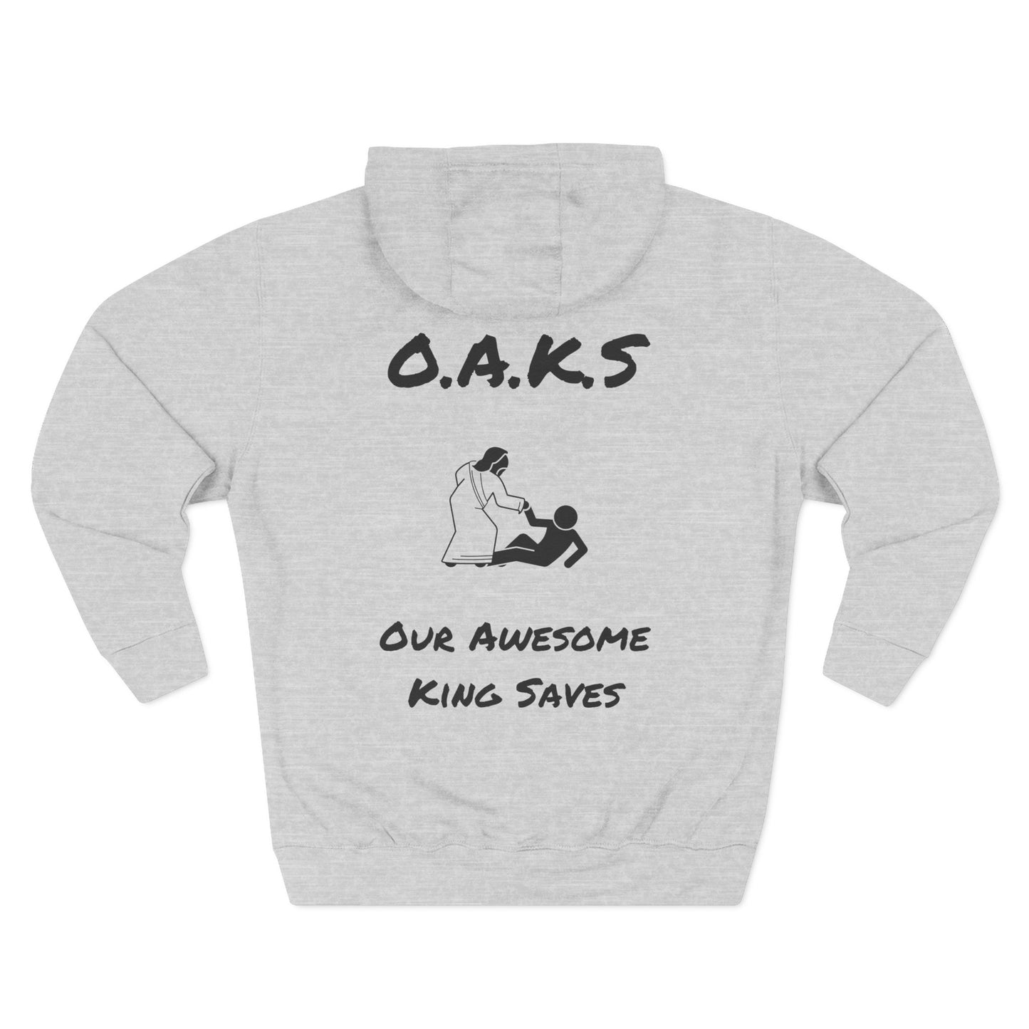Adult Oaks Christian Black Pullover Hoodie