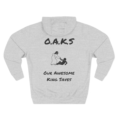 Adult Oaks Christian Black Pullover Hoodie
