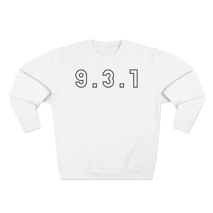931 Crewneck Black Words