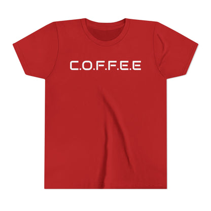 Youth Adult Coffee Christian White Letters & Image