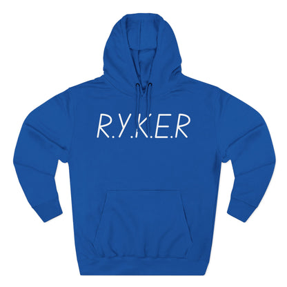 Adult RYKER Christian White Letters Pullover Hoodie