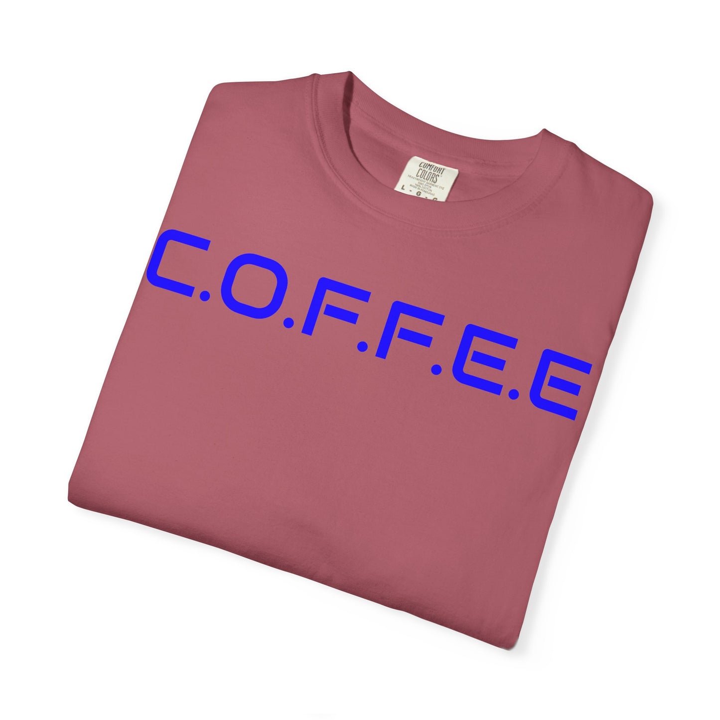 Adult Coffee Christian Blue Words Only