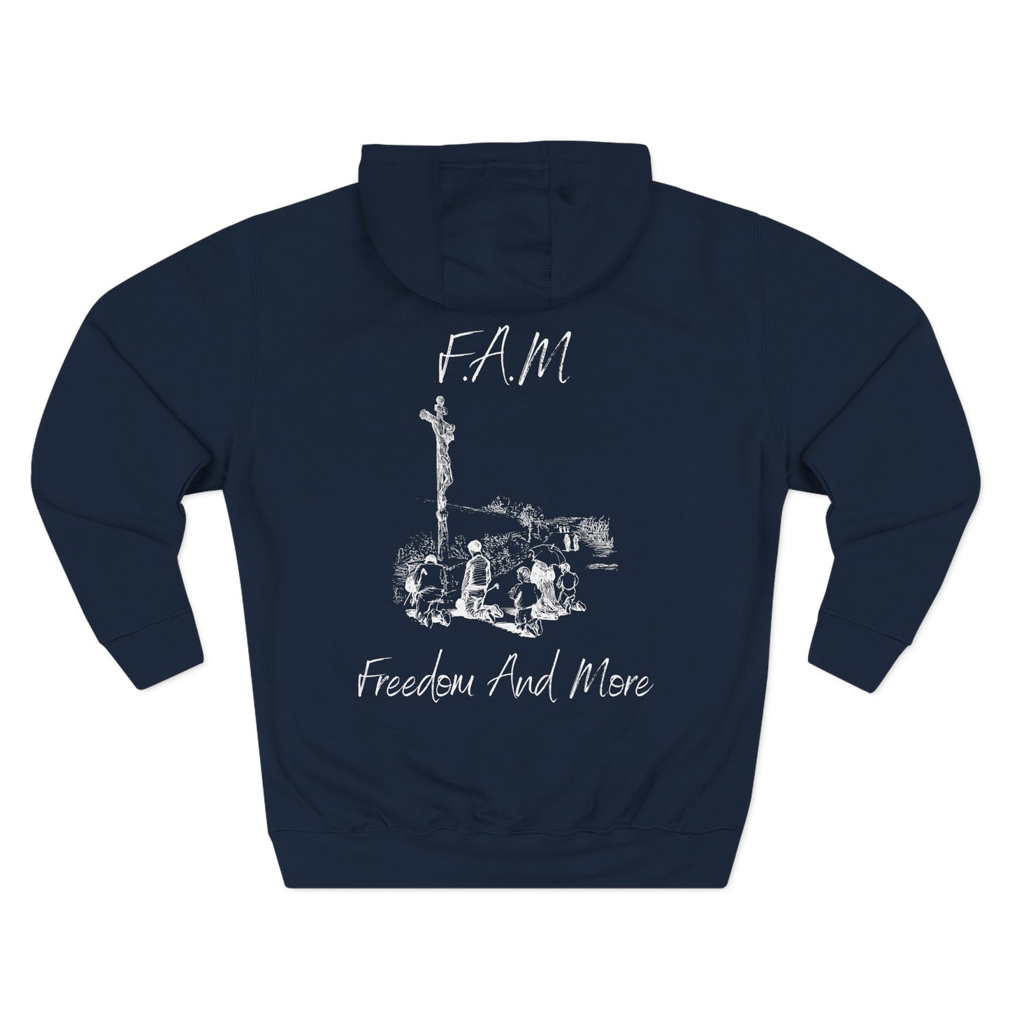 Fam Hoodie White Words