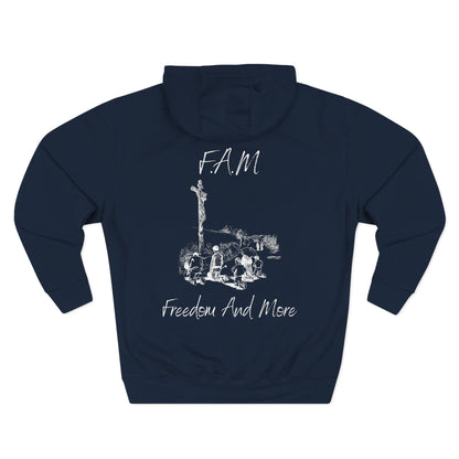 Fam Hoodie White Words