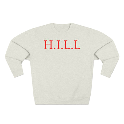 Hill Christian Red Words Crewneck