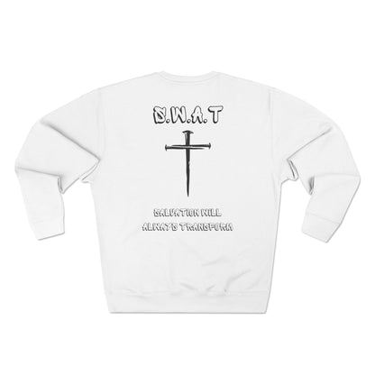 Adult Swat Christian Black Words Crewneck