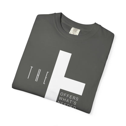 Adult T-Town Christian White Letters & Cross