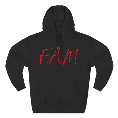 Fam Hoodie Red Words