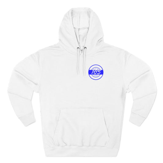 Adult 105 Christian Blue and White Letters Hoodie