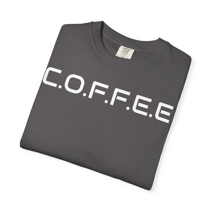 Adult Coffee Christian White Letters & Image