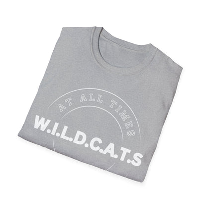 Wildcats Christian White Letters & Picture