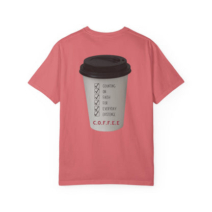 Adult Coffee Christian White Letters & Image