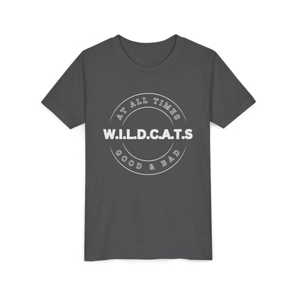 Youth Wildcats Christian White Letters & Picture