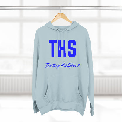 Adult THS Christian Blue Letters Hoodie