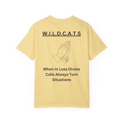 Wildcats Christian Black Letters & Picture