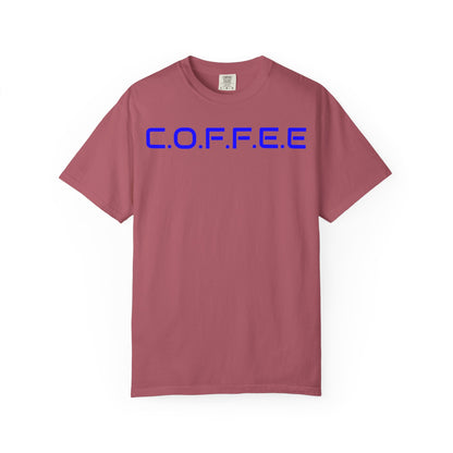 Adult Coffee Christian Blue Words Only