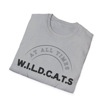 Wildcats Christian Black Letters & Picture
