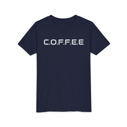 Youth Adult Coffee Christian White Words Only