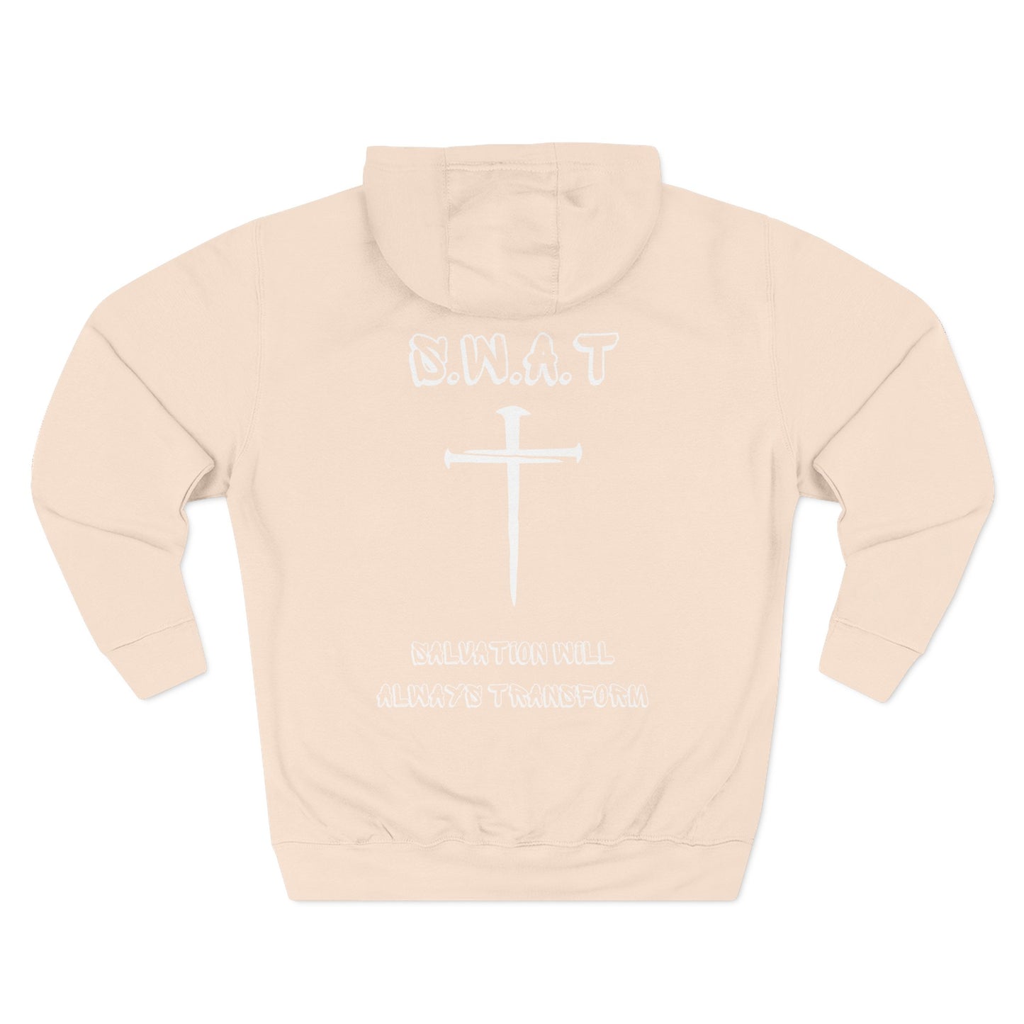 Swat Christian White Words Hoodie