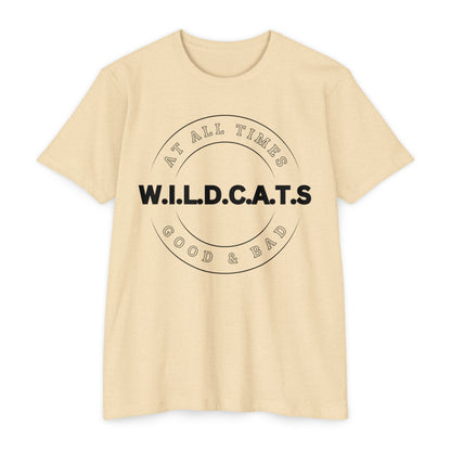 Wildcats Christian Black Letters & Picture