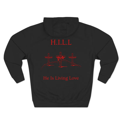 Hill Christian Red Words Hoodie