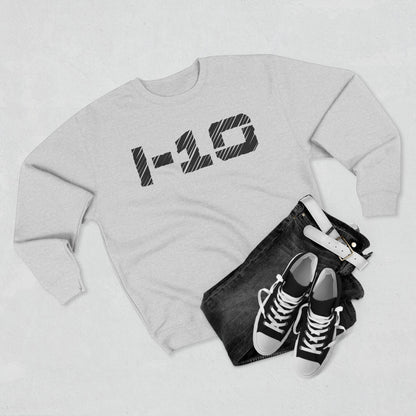 I-10 Christian Black Words Crewneck