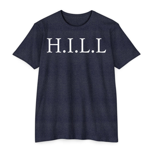 Adult Hill Christian White Words Premium tee