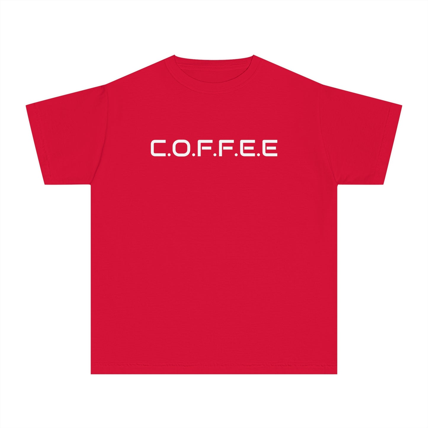 Youth Adult Coffee Christian White Letters & Image