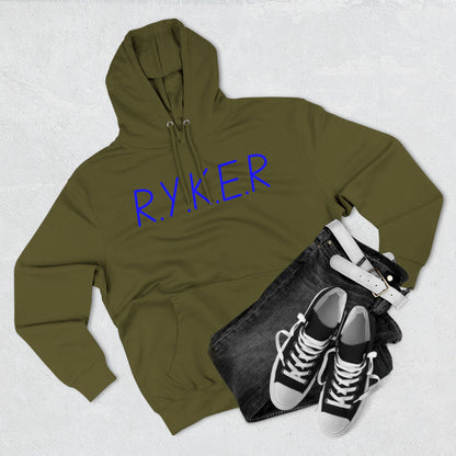 RYKER Christian Blue Letters Hoodie