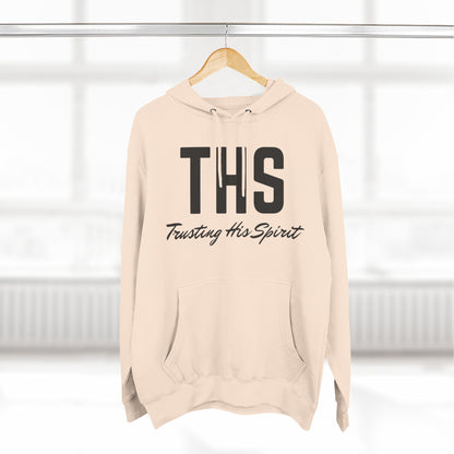 Adult THS Christian  Black Letters Hoodie