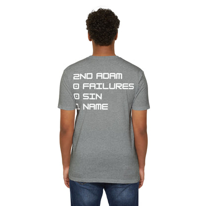 Adult 2001 Christian White Words Premium Tee