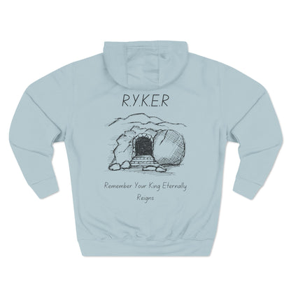 RYKER Christian Black Letters Hoodie