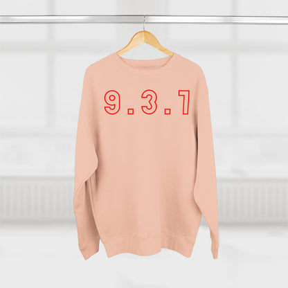 931 Crewneck Red Words