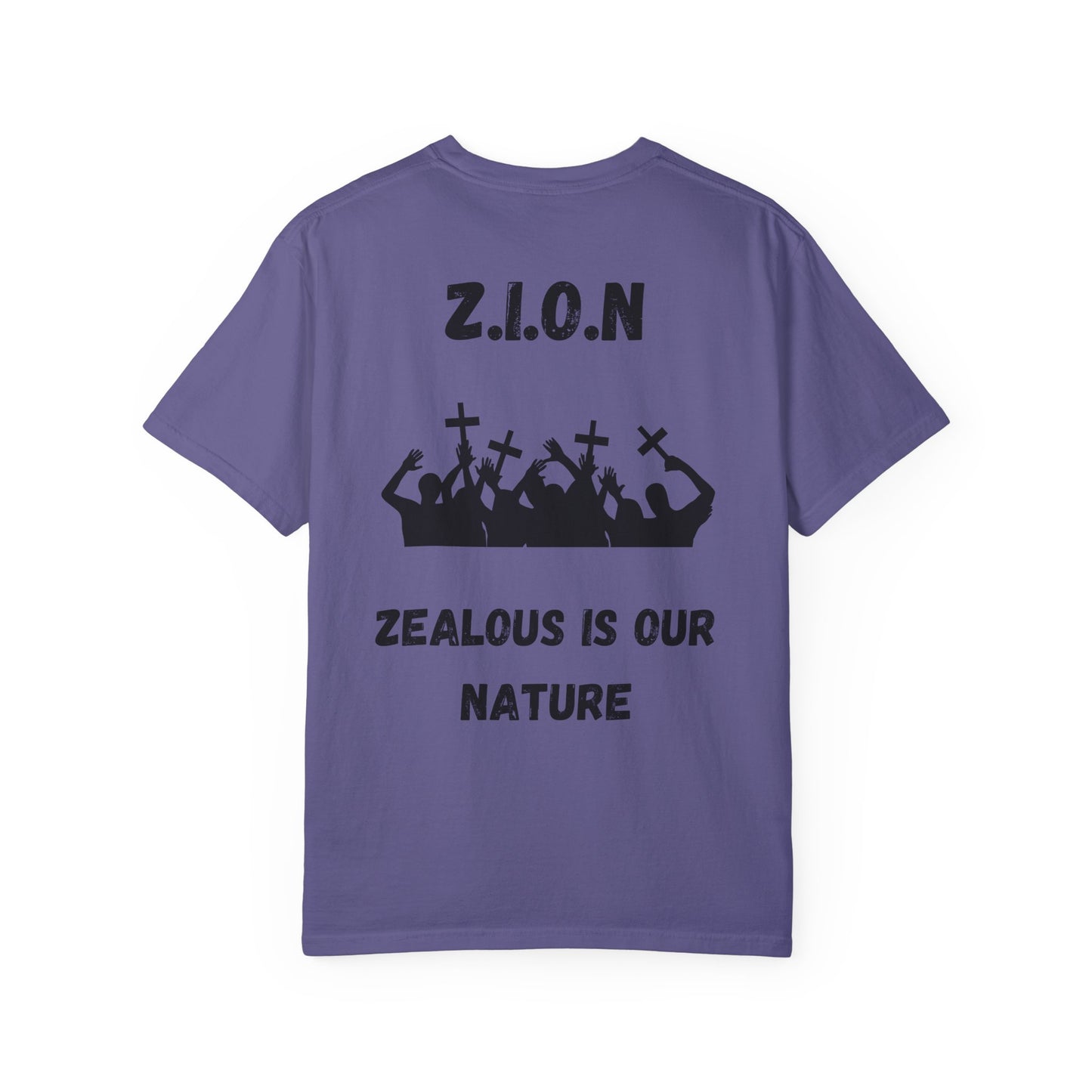 Adult Zion Black Words & Image
