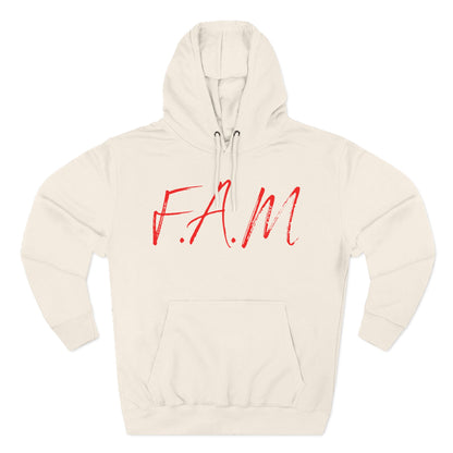 Fam Hoodie Red Words